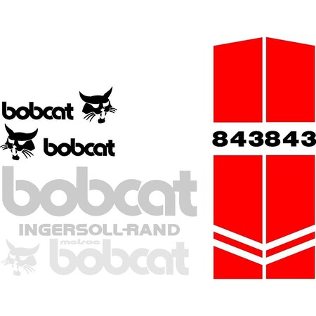 Aftermarket Decal Set BOBCAT843#DECALSET